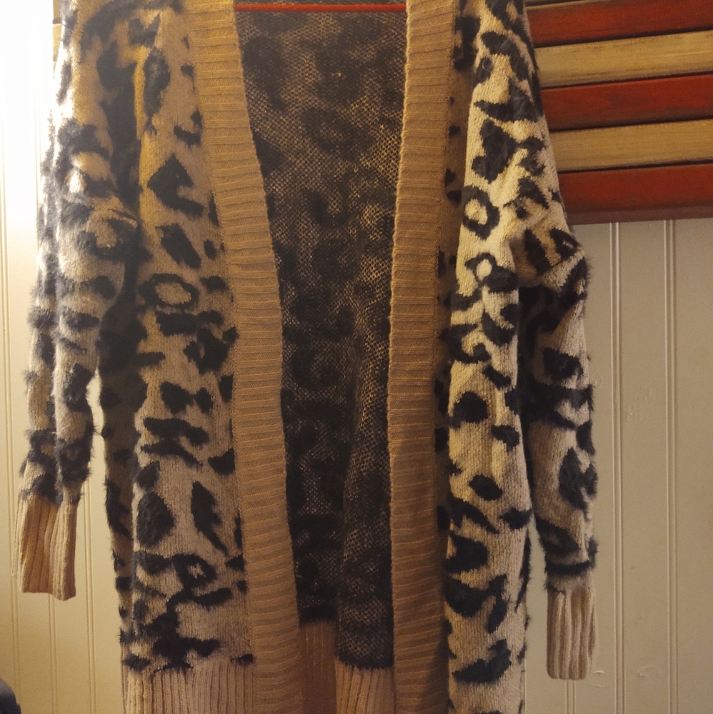 Leopard print sweater